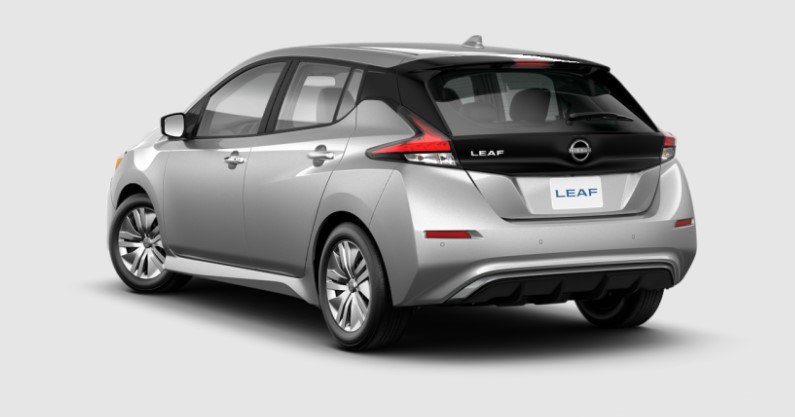 Nissan LEAF Brilliant Silver Metallic Electric Car Picture