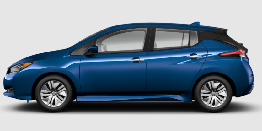 Nissan LEAF Deep Blue Pearl Electric Car Picture