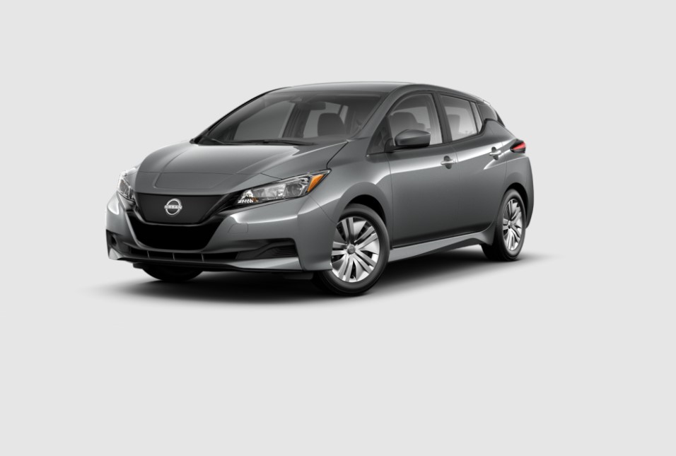 Nissan LEAF Gun Metallic Electric Car Picture