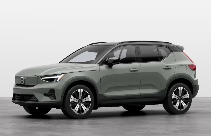 Volvo XC40 Recharge Sage Green Electric Car Picture